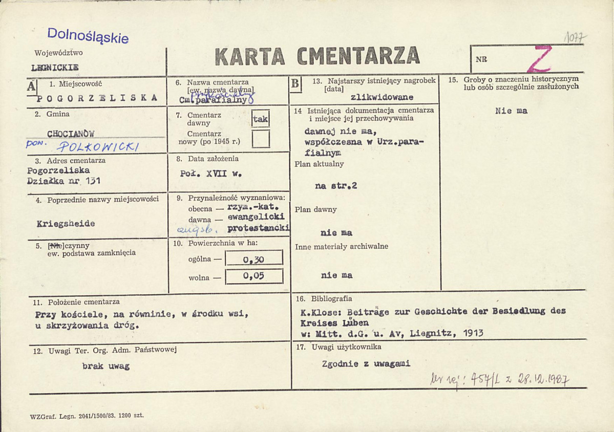 Karta cmentarza, skan nr 1