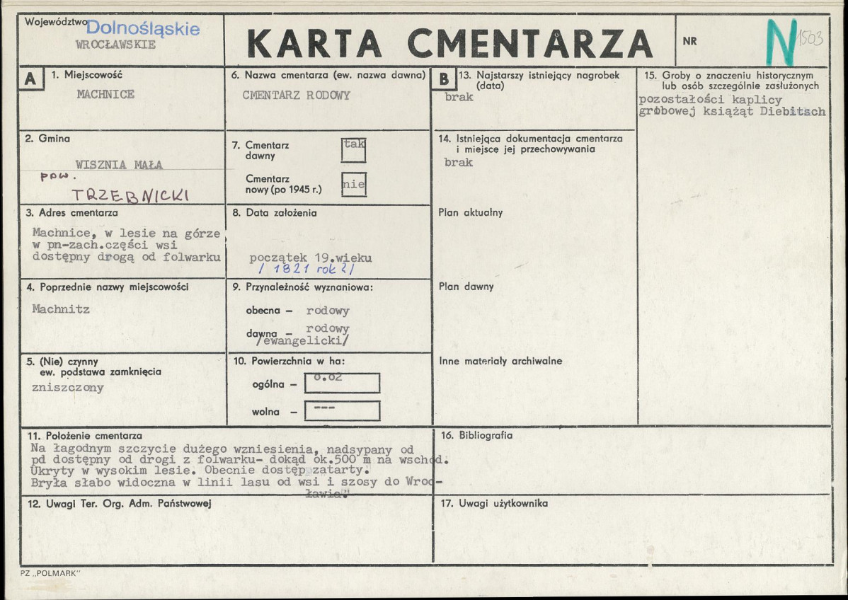 Karta cmentarza, skan nr 1