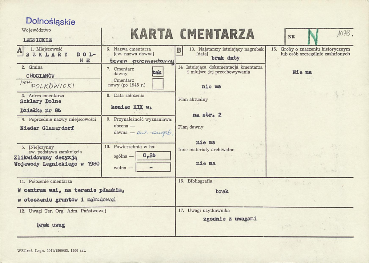 Karta cmentarza, skan nr 1