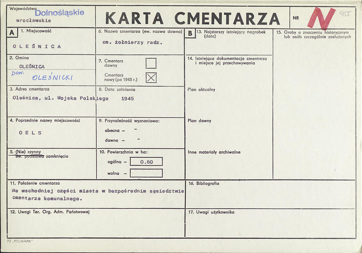 Karta cmentarza, skan nr 1