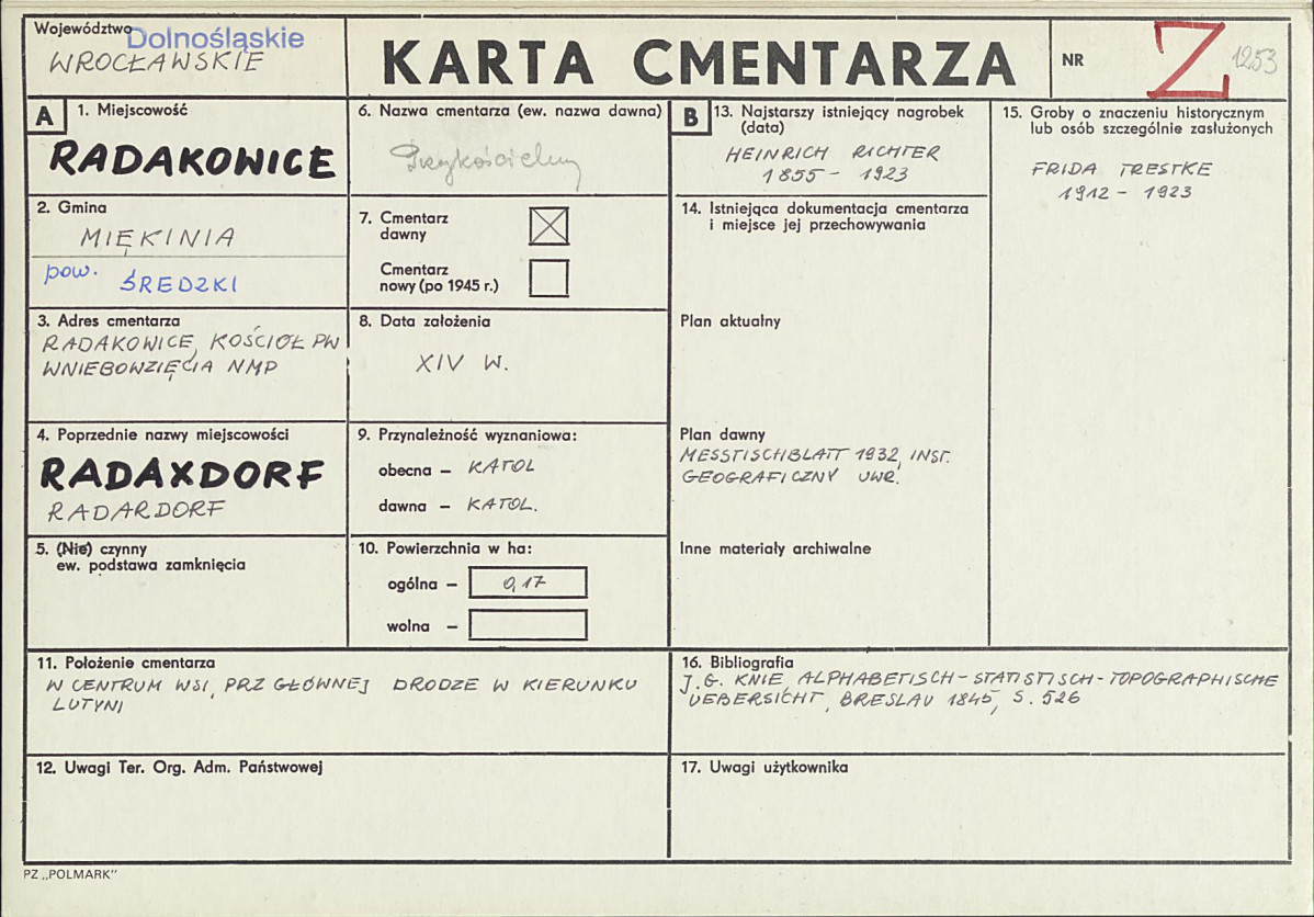 Karta cmentarza, skan nr 1