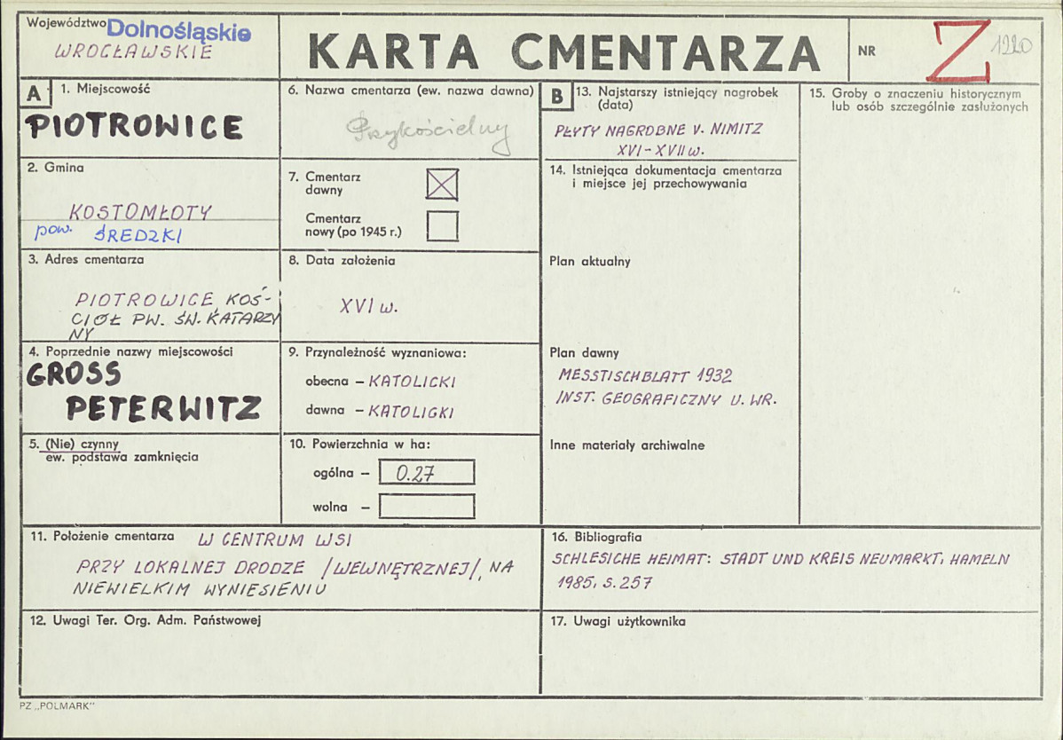 Karta cmentarza, skan nr 1
