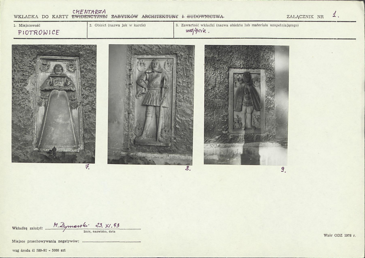 Karta cmentarza, skan nr 6