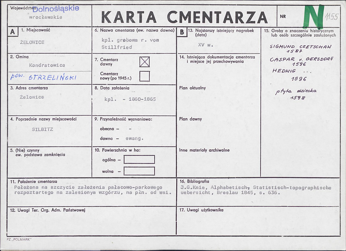 Karta cmentarza, skan nr 1