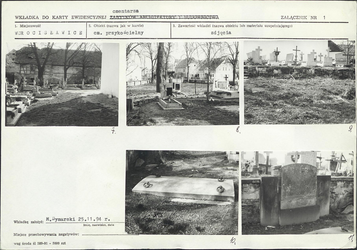 Karta cmentarza, skan nr 6