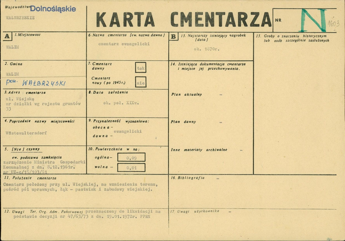 Karta cmentarza, skan nr 1