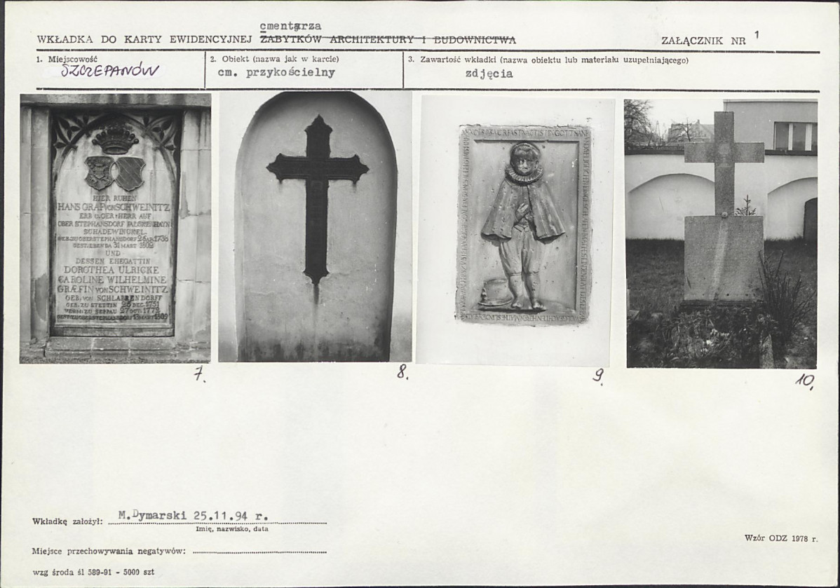 Karta cmentarza, skan nr 6