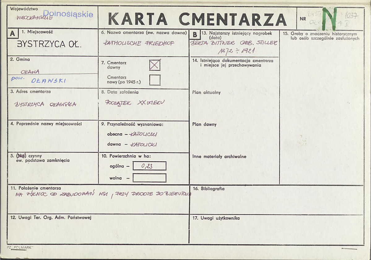 Karta cmentarza, skan nr 1