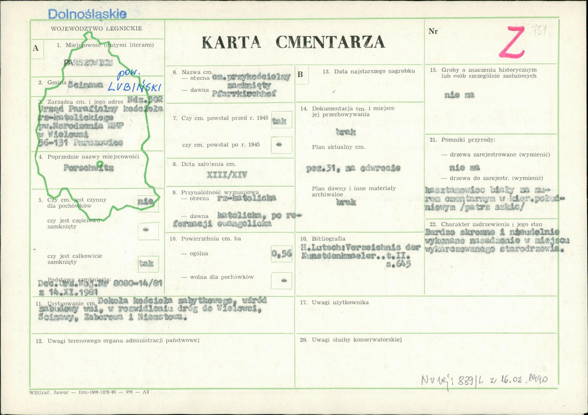 Karta cmentarza, skan nr 1