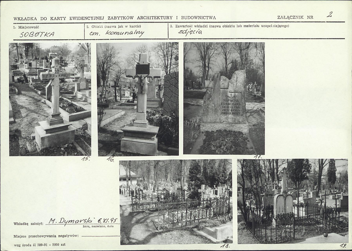 Karta cmentarza, skan nr 9