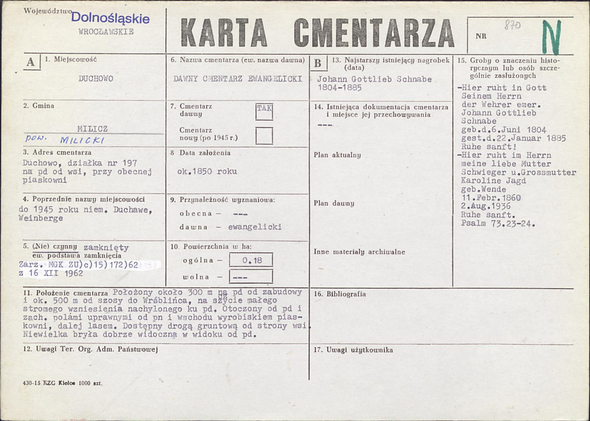 Karta cmentarza, skan nr 1