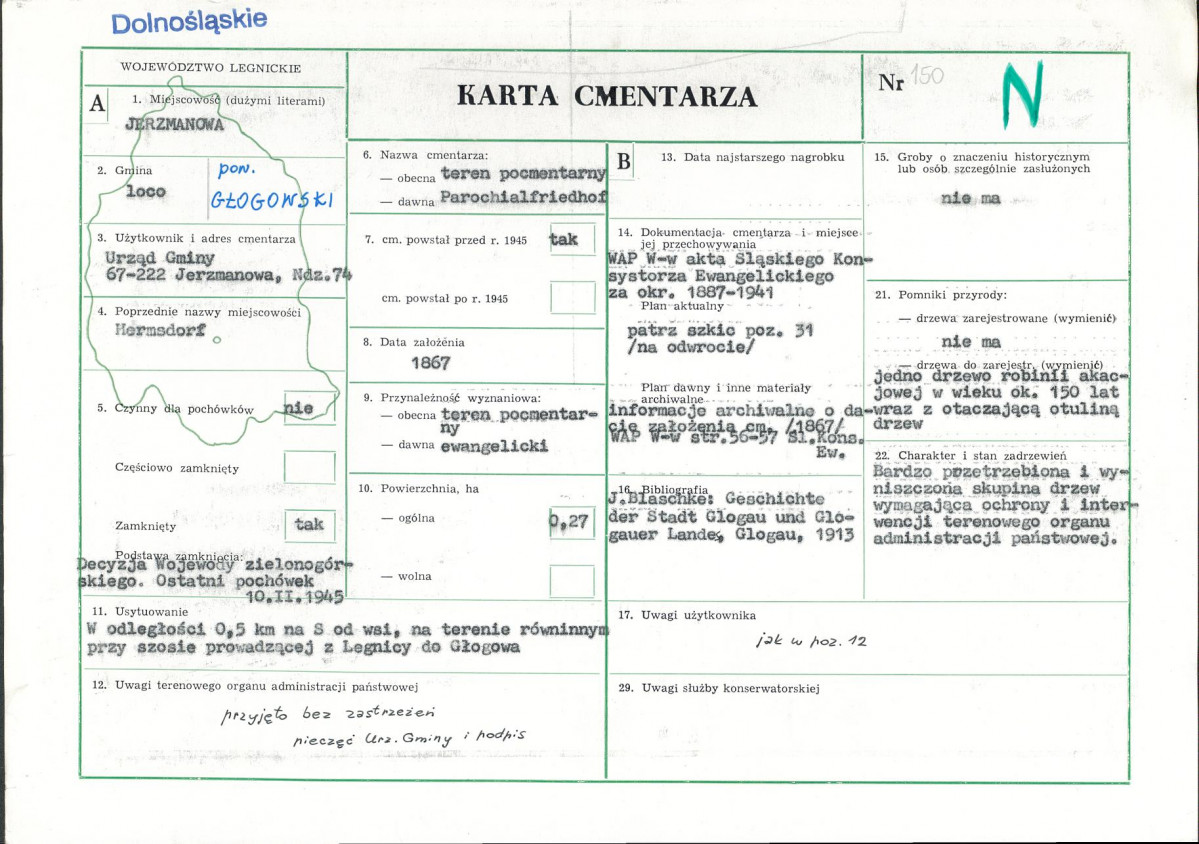 Karta cmentarza, skan nr 1
