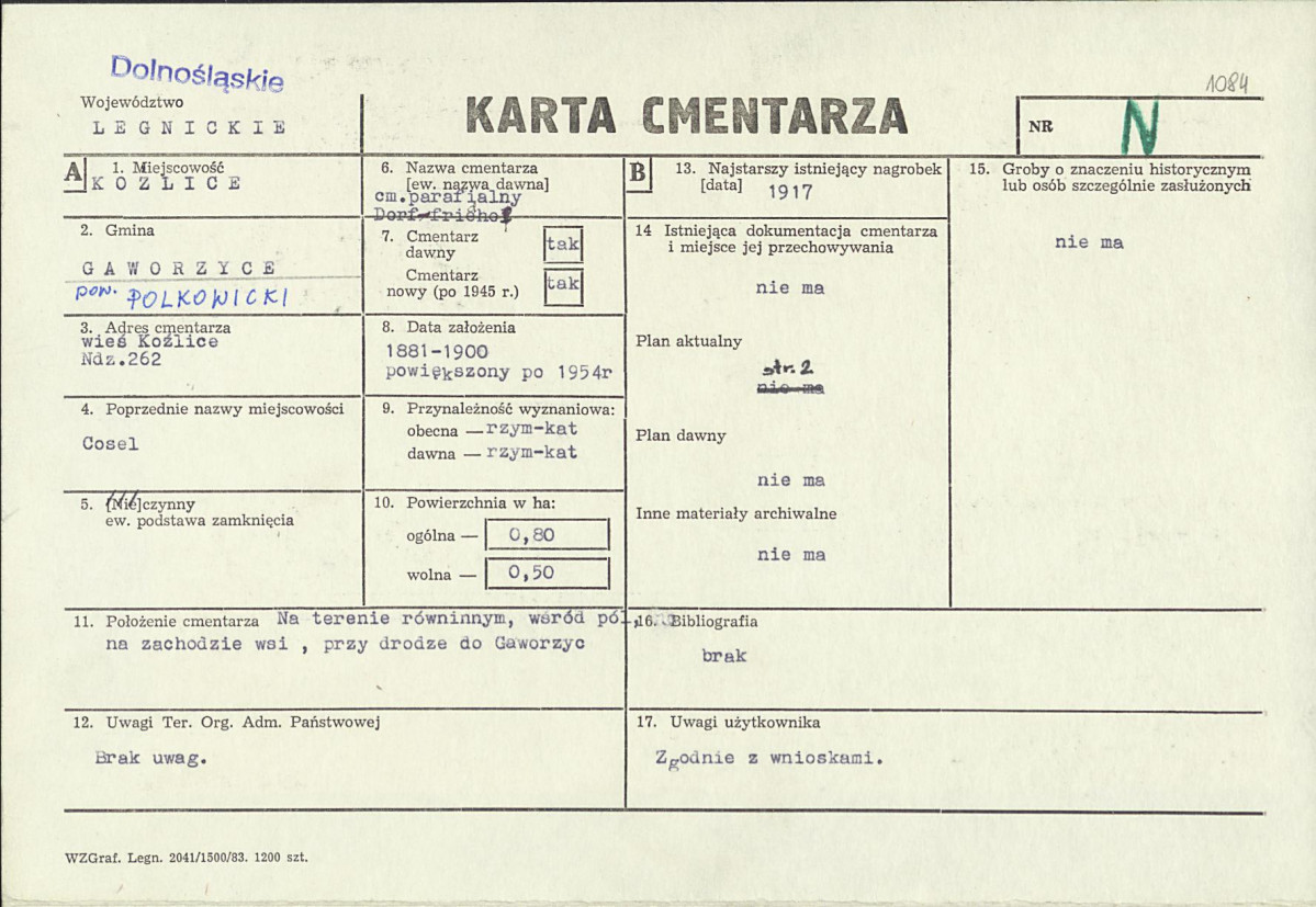 Karta cmentarza, skan nr 1