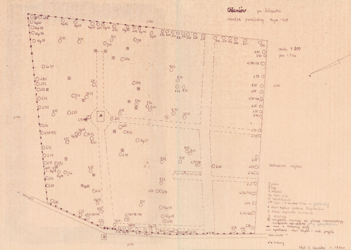 Karta cmentarza, skan nr 3