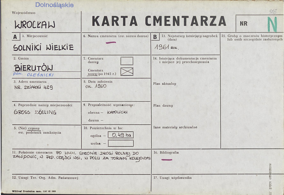Karta cmentarza, skan nr 1