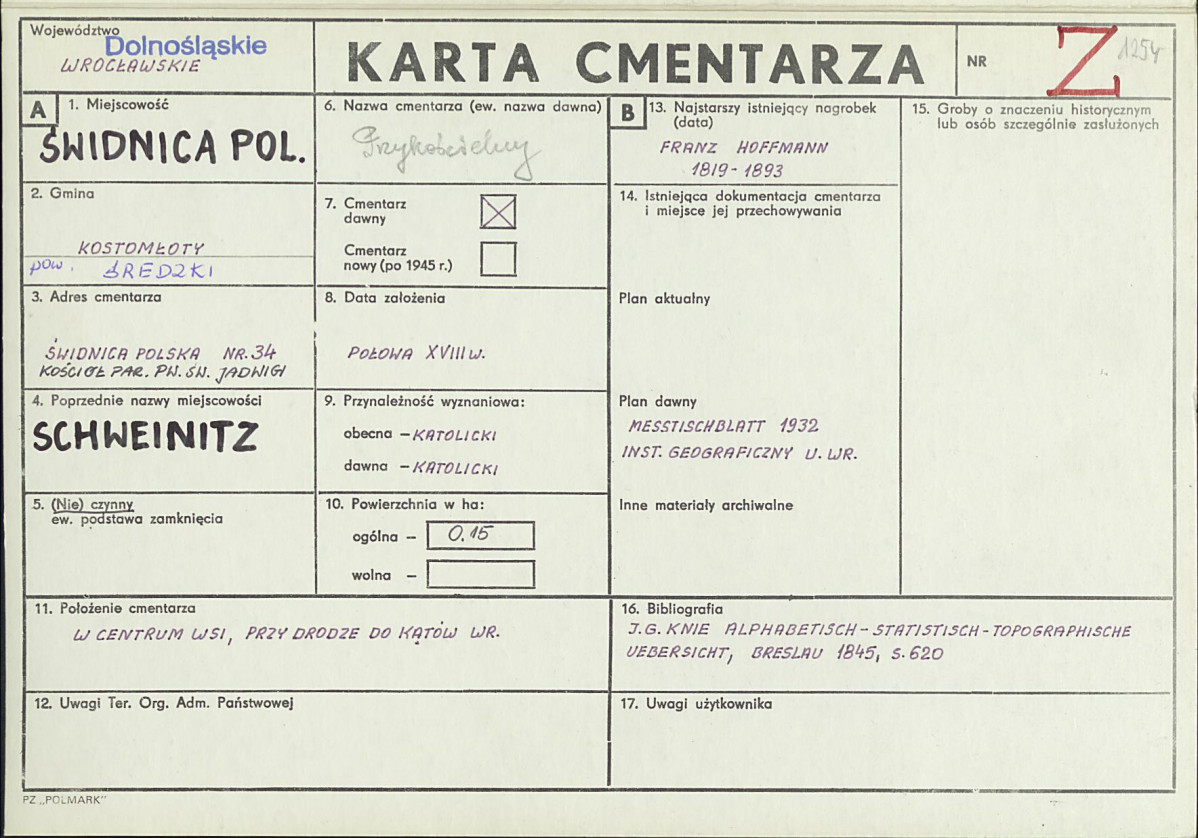 Karta cmentarza, skan nr 1