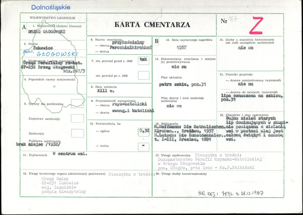 Karta cmentarza, skan nr 1