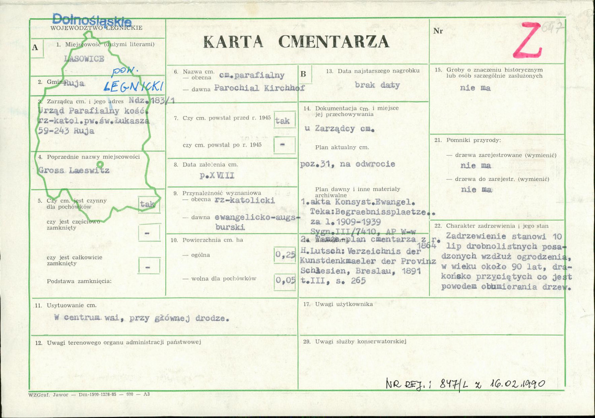 Karta cmentarza, skan nr 1