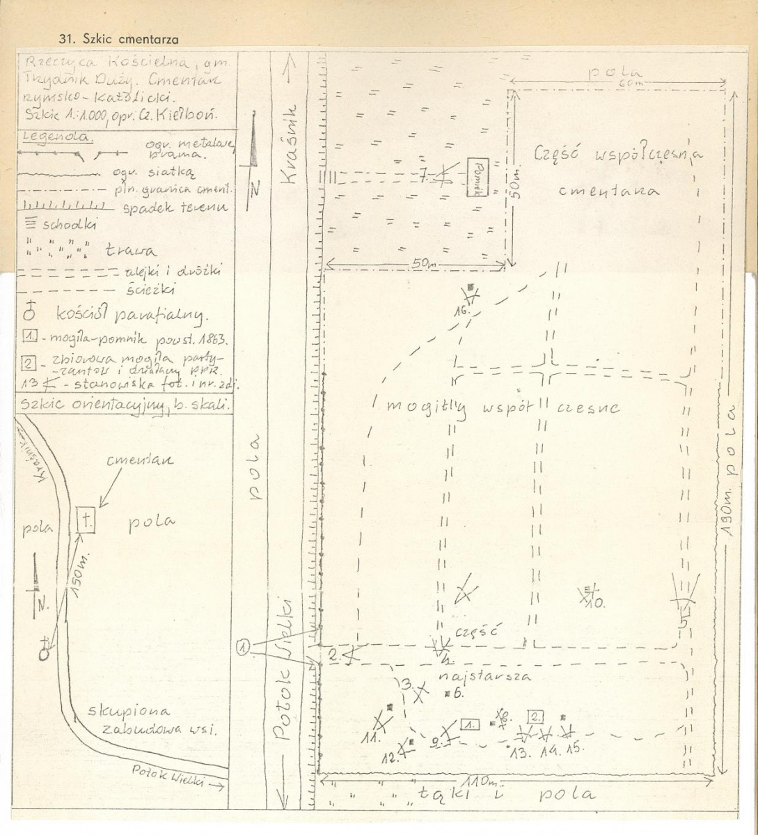 Karta cmentarza, skan nr 3