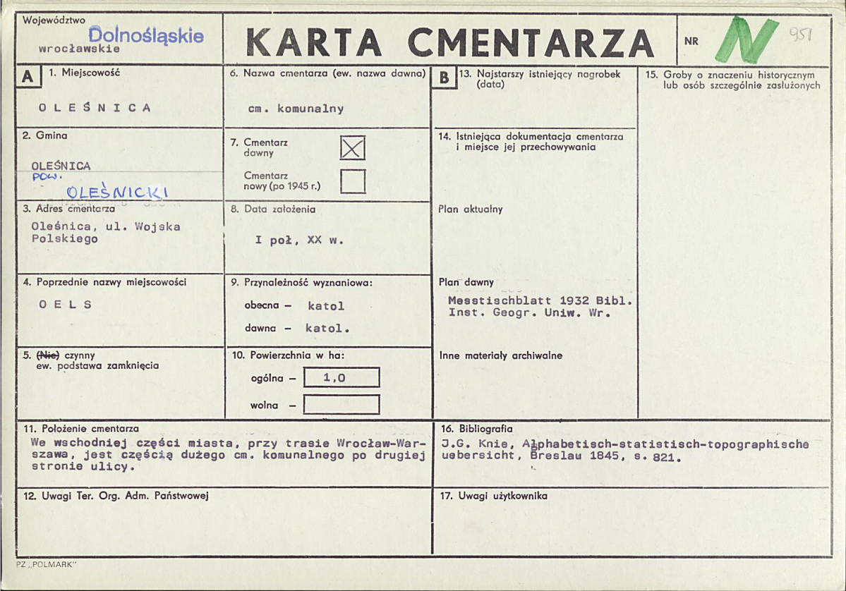 Karta cmentarza, skan nr 1