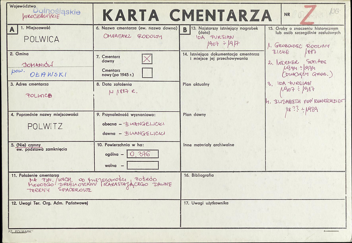Karta cmentarza, skan nr 1