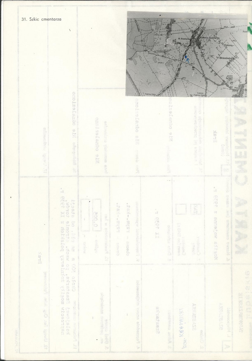 KC - Karta cmentarza, skan nr 3
