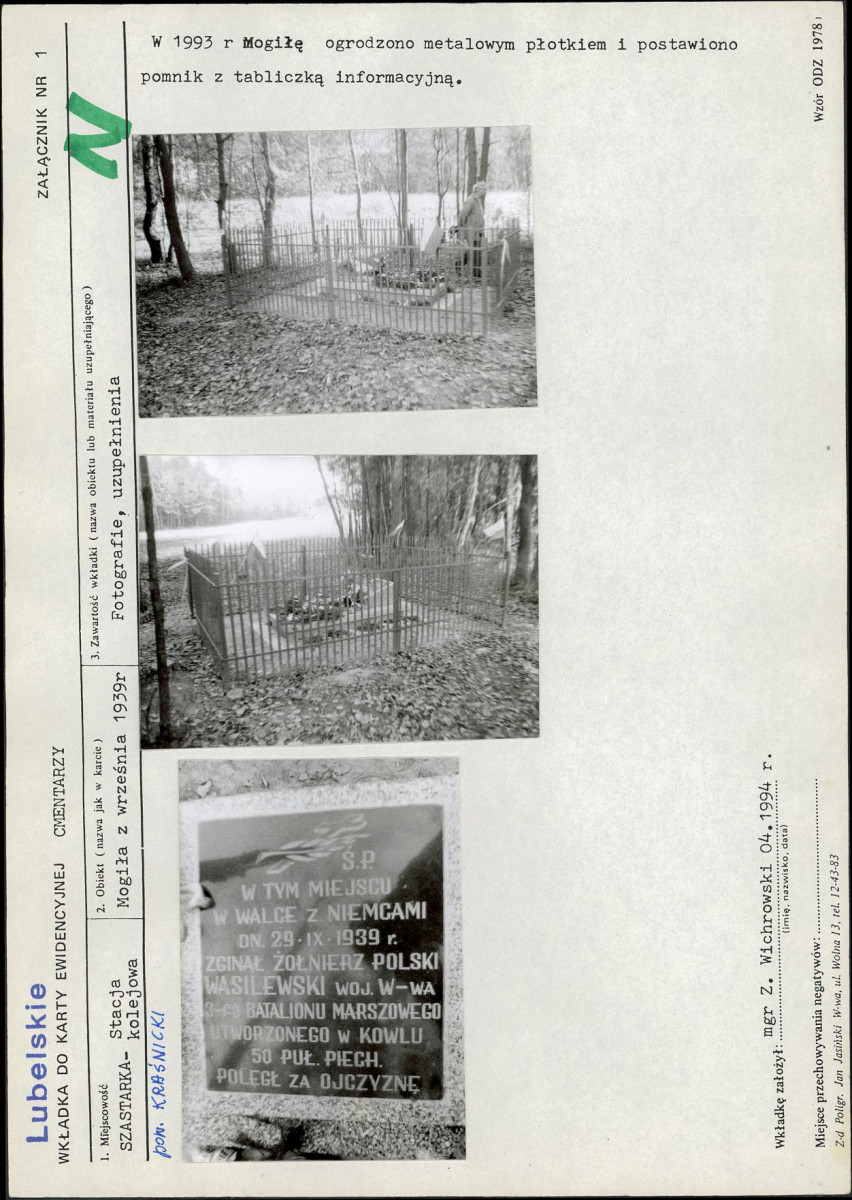 KC - Karta cmentarza, skan nr 5