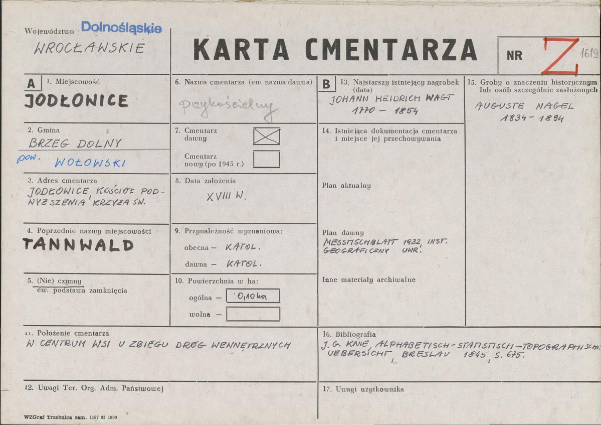 Karta cmentarza, skan nr 1