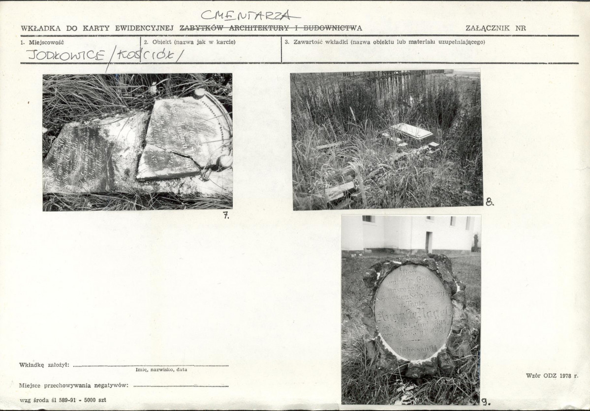Karta cmentarza, skan nr 6