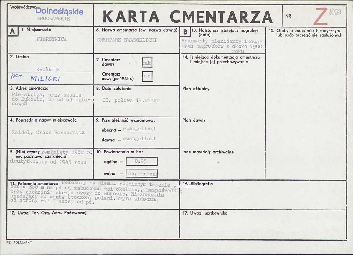 Karta cmentarza, skan nr 1