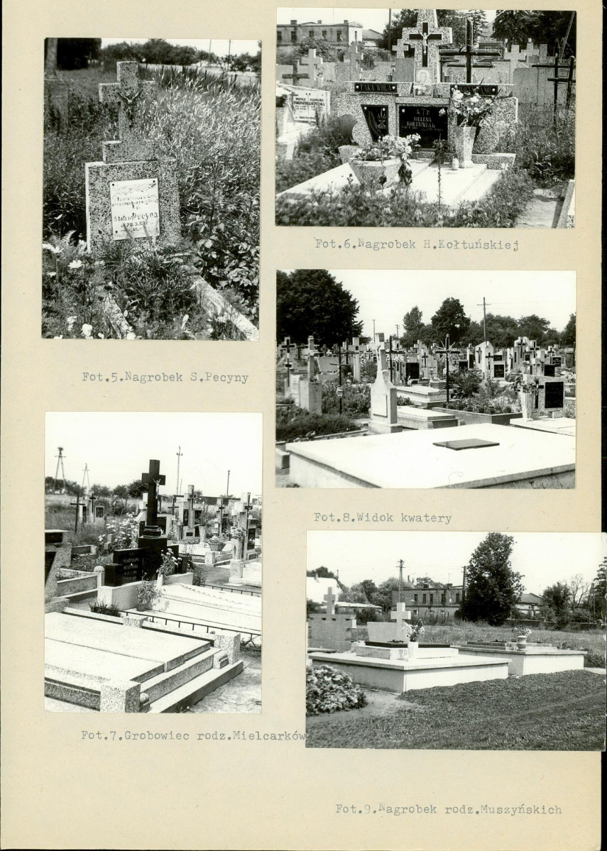 Karta cmentarza, skan nr 5