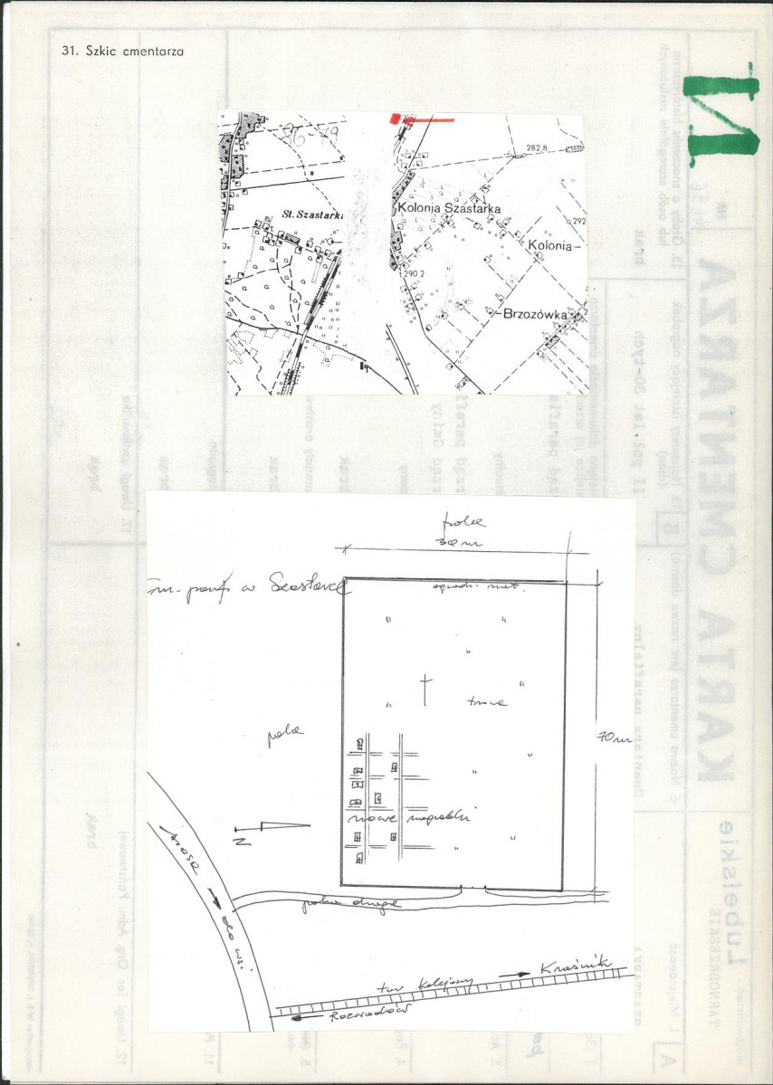 Karta cmentarza, skan nr 3