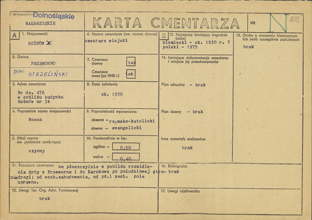 Karta cmentarza, skan nr 1