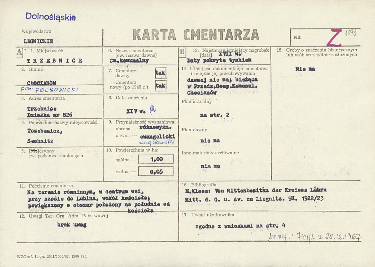Karta cmentarza, skan nr 1