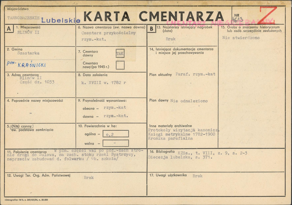 Karta cmentarza, skan nr 1