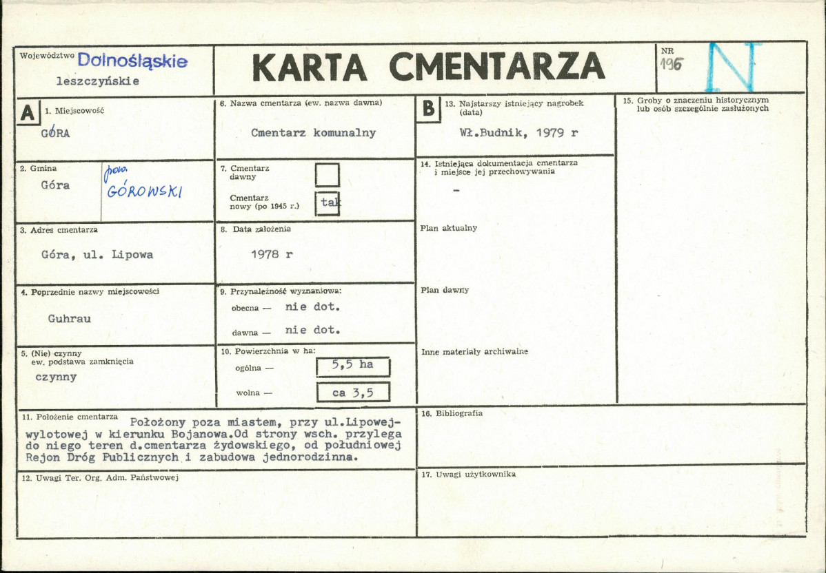 Karta cmentarza, skan nr 1