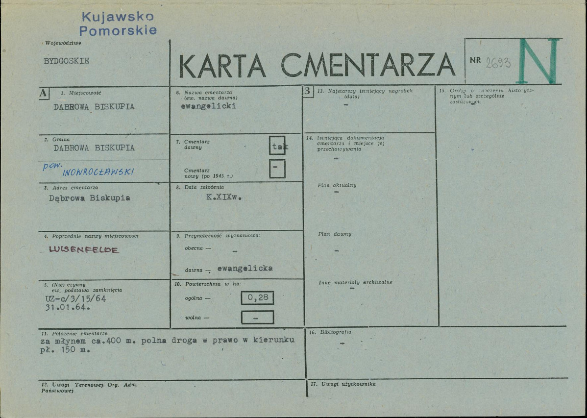 Karta cmentarza, skan nr 1