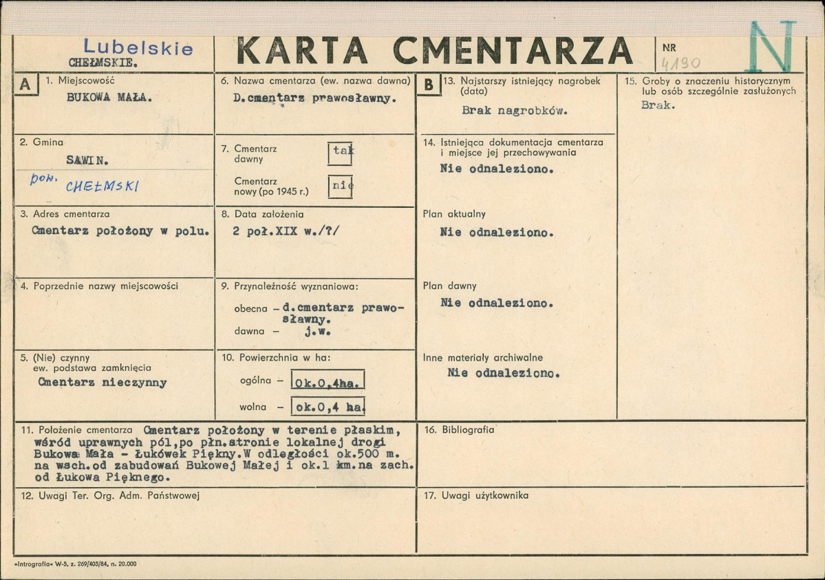 Karta cmentarza, skan nr 1