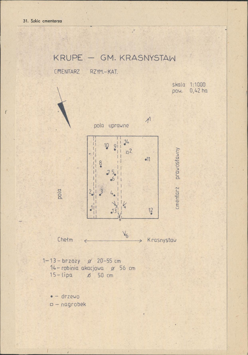 Karta cmentarza, skan nr 3