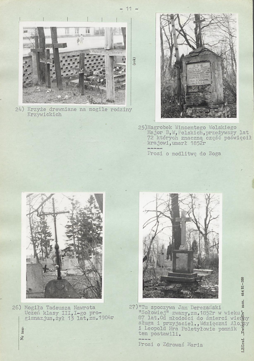 Karta cmentarza, skan nr 18