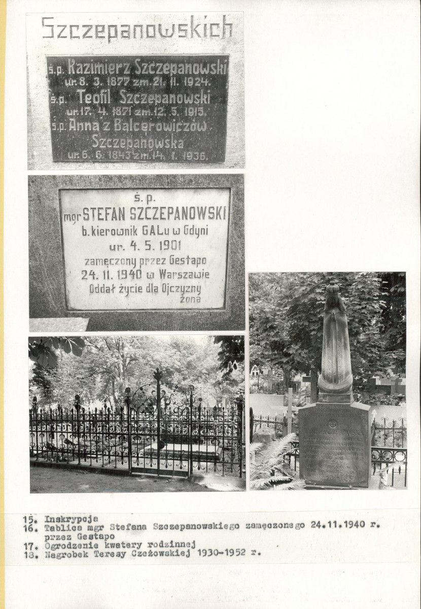 Karta cmentarza, skan nr 8