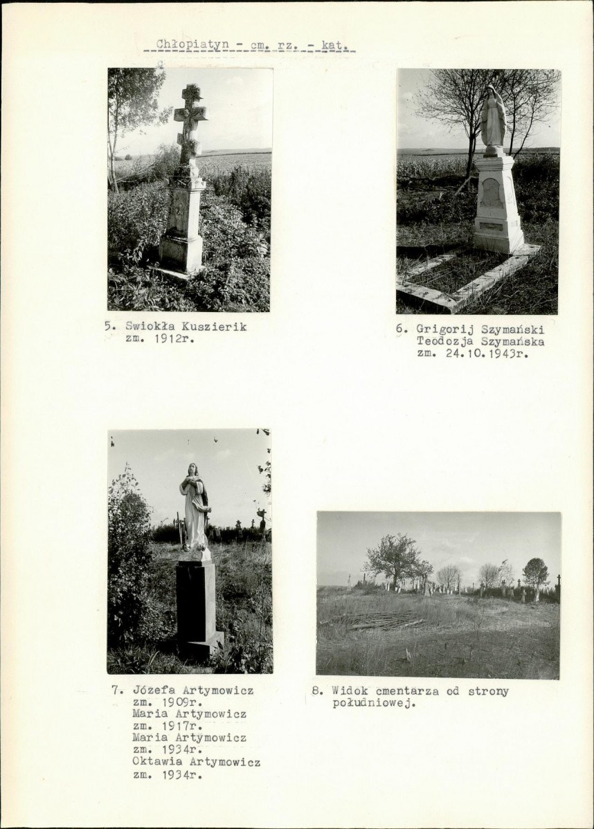 Karta cmentarza, skan nr 5