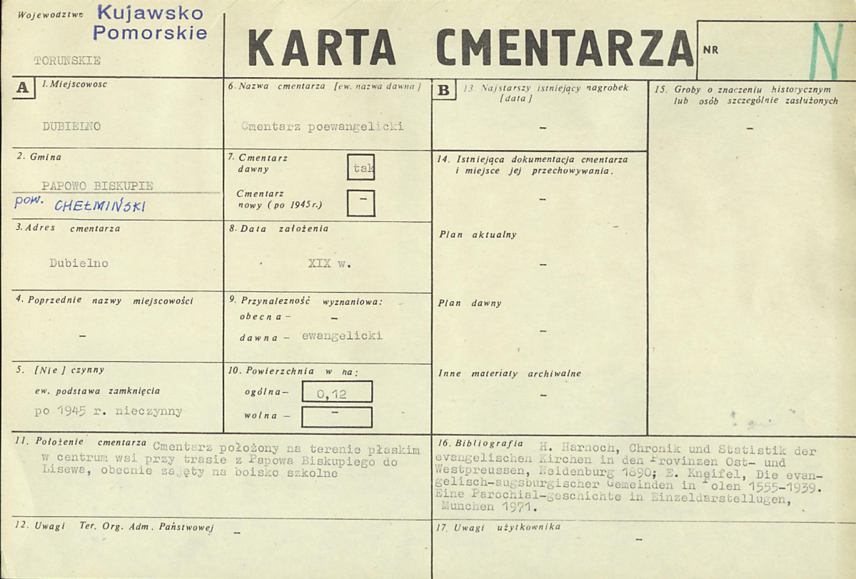 KC - Karta cmentarza, skan nr 5