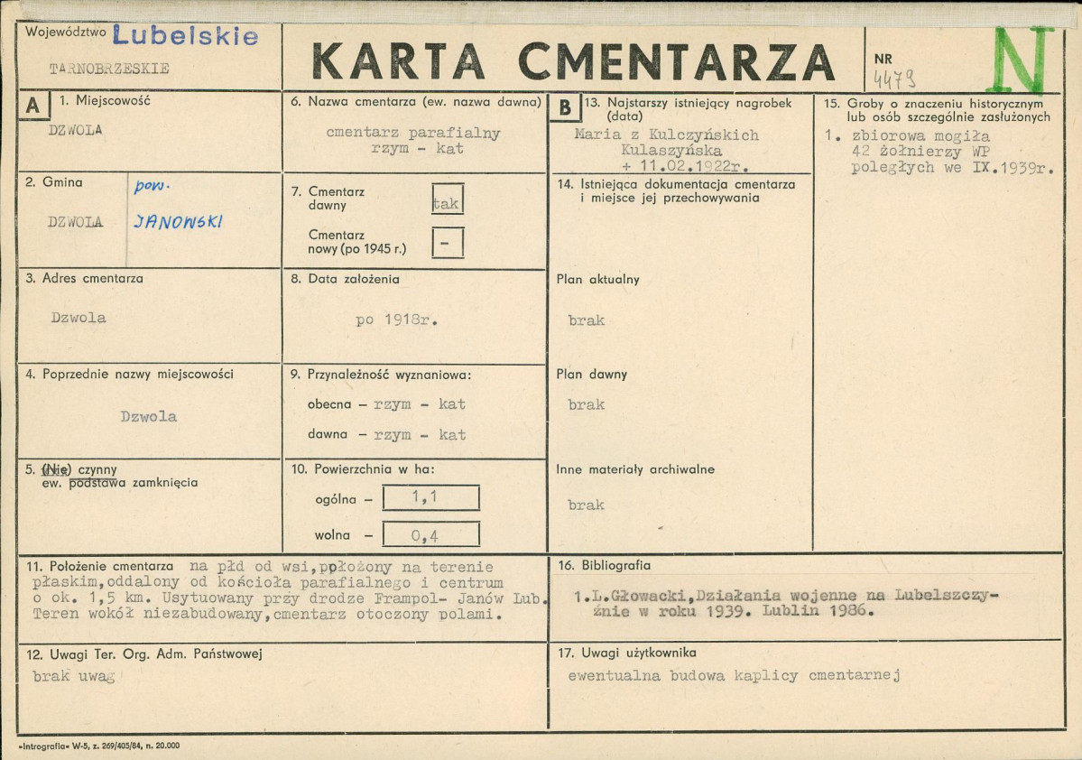Karta cmentarza, skan nr 1
