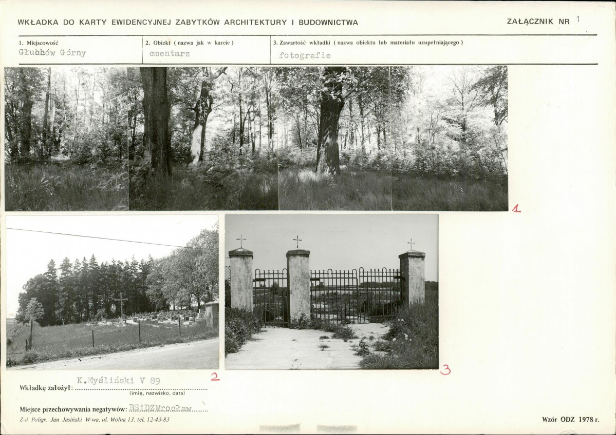 Karta cmentarza, skan nr 5