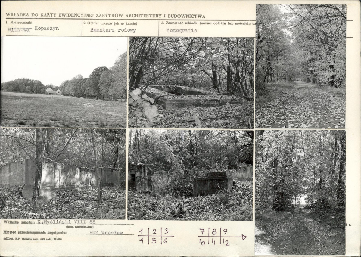 Karta cmentarza, skan nr 5