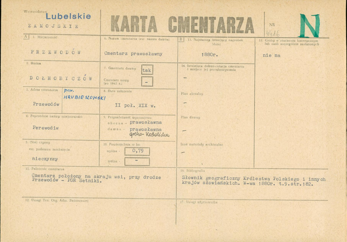 Karta cmentarza, skan nr 1