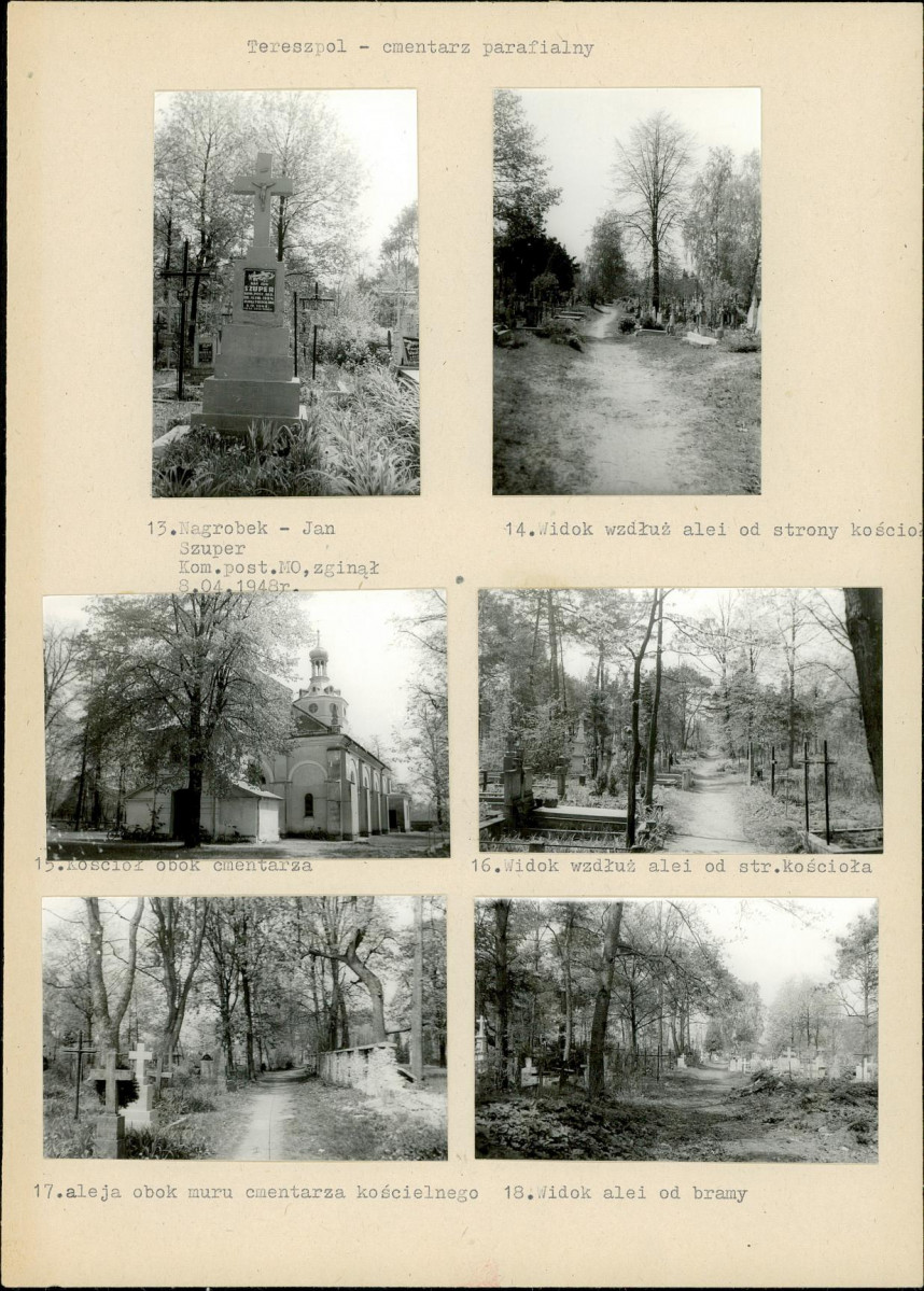 Karta cmentarza, skan nr 6