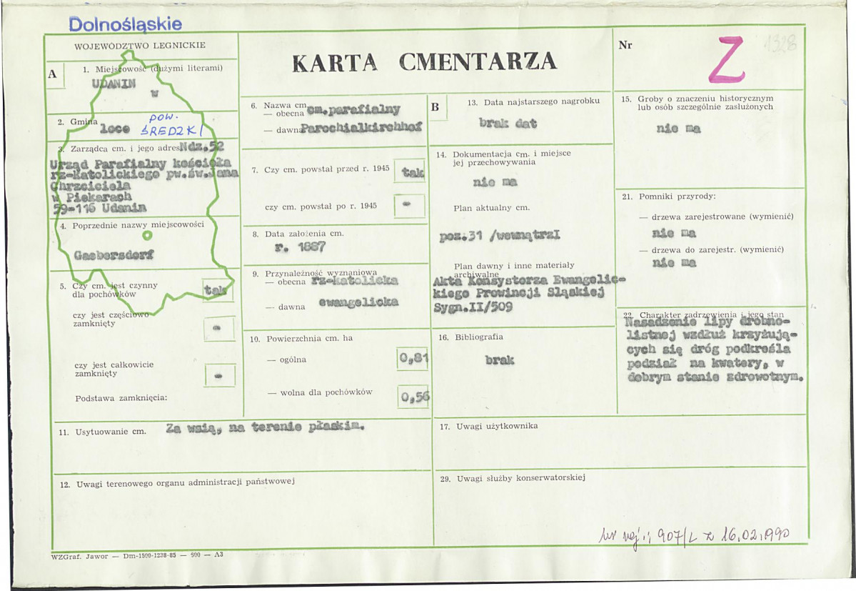 Karta cmentarza, skan nr 1