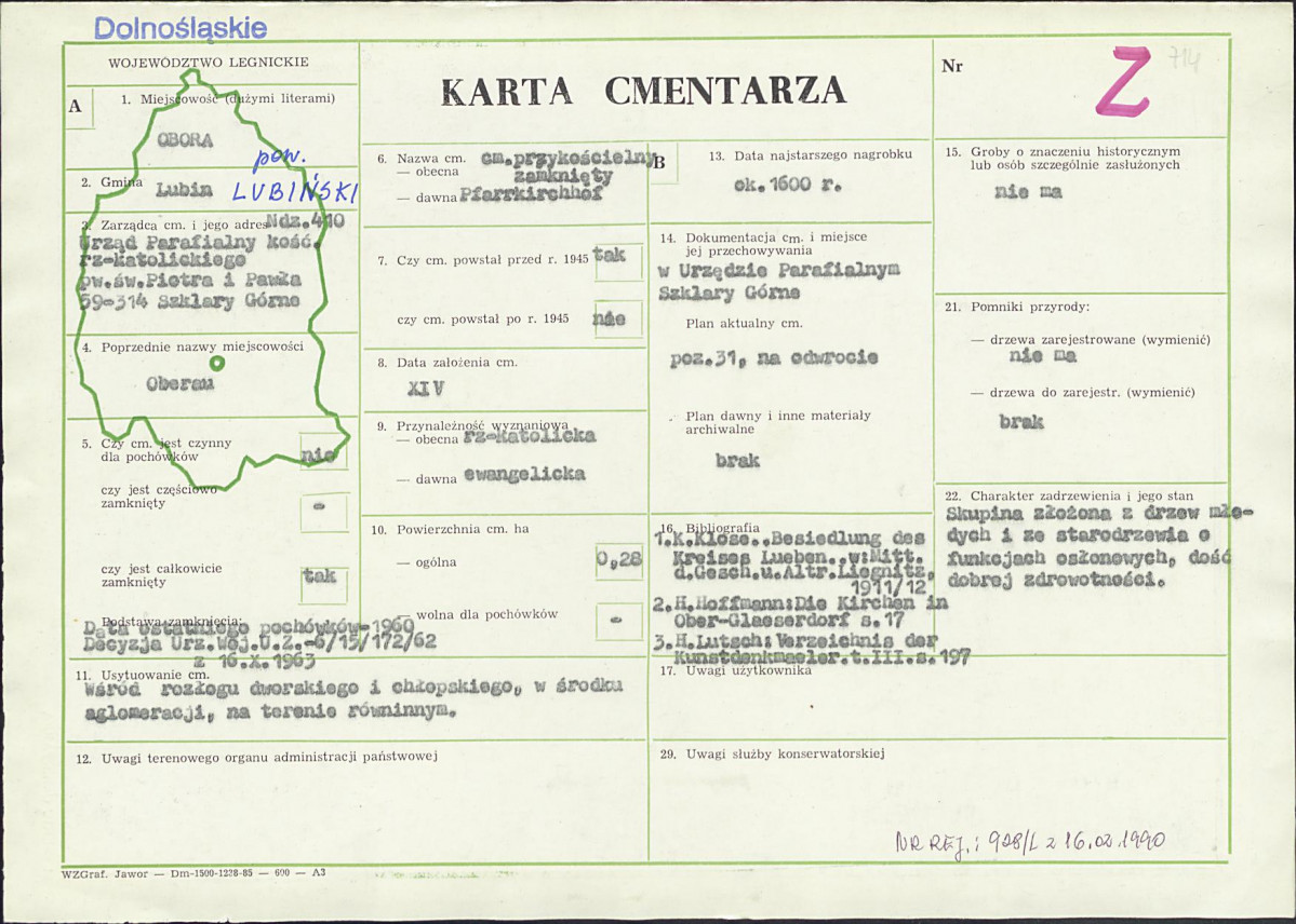 Karta cmentarza, skan nr 1